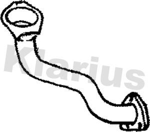 Klarius 301073 - Tuyau d'échappement droxauto.com