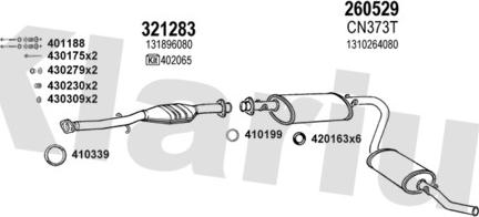 Klarius 330424E - Échappement droxauto.com