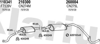 Klarius 330185E - Échappement droxauto.com