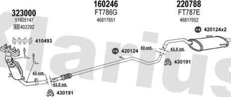 Klarius 331053E - Échappement droxauto.com