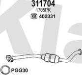 Klarius 331180U - Échappement droxauto.com