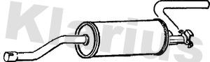 Klarius 240013 - Silencieux arrière droxauto.com