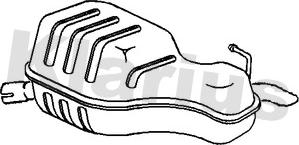 Klarius 210853 - Silencieux arrière droxauto.com