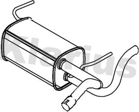 Klarius 211062 - Pot de détente / silencieux arrière droxauto.com