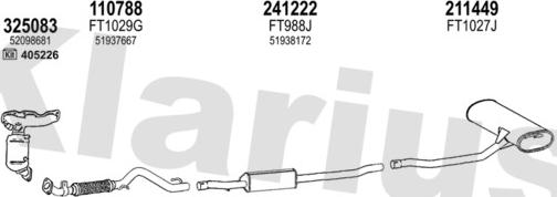 Klarius 220061E - Échappement droxauto.com