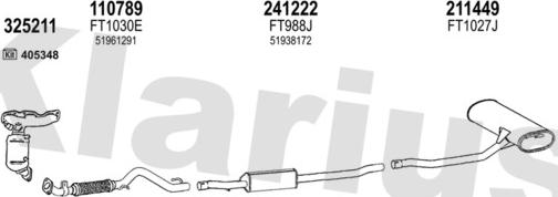 Klarius 220062E - Échappement droxauto.com