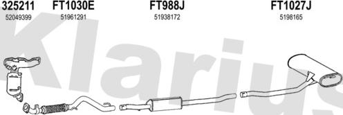 Klarius 220062U - Échappement droxauto.com