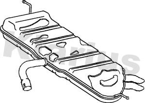 Klarius 220895 - Silencieux arrière droxauto.com
