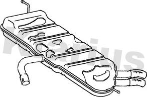 Klarius 220886 - Silencieux arrière droxauto.com