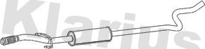 Klarius 221835 - Silencieux central droxauto.com