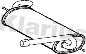 Klarius 223152 - Silencieux arrière droxauto.com
