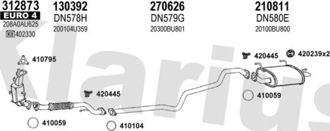 Klarius 270677E - Échappement droxauto.com