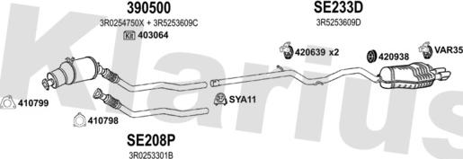 Klarius 790610U - Échappement droxauto.com