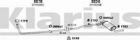 Klarius 790006U - Échappement droxauto.com