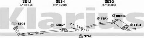 Klarius 790001U - Échappement droxauto.com