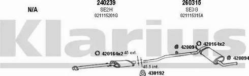 Klarius 790019E - Échappement droxauto.com