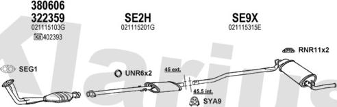 Klarius 790020U - Échappement droxauto.com