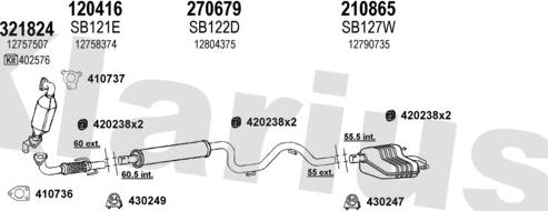 Klarius 750215E - Échappement droxauto.com