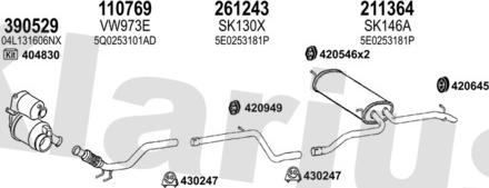 Klarius 780300E - Échappement droxauto.com