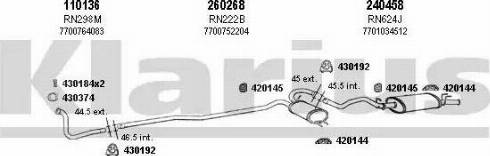 Klarius 720584E - Échappement droxauto.com