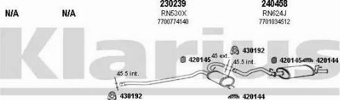 Klarius 720587E - Échappement droxauto.com