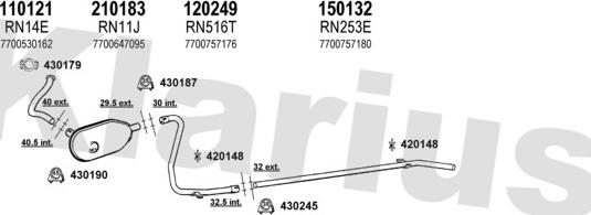 Klarius 720240E - Échappement droxauto.com