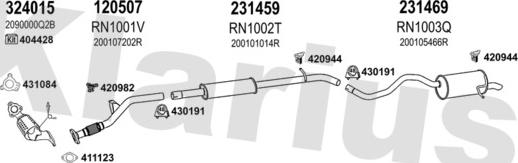 Klarius 721237E - Échappement droxauto.com