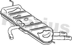 Klarius AU365A - Silencieux arrière droxauto.com