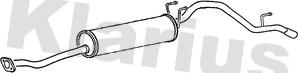 Klarius TY580J - Silencieux arrière droxauto.com