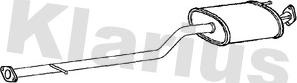 Klarius TY764M - Silencieux central droxauto.com