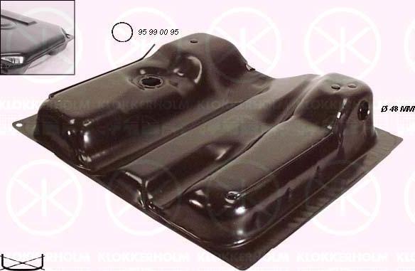 Klokkerholm 9557007 - Réservoir de carburant droxauto.com