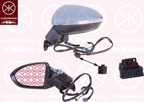 Klokkerholm 95741043 - Rétroviseur extérieur droxauto.com