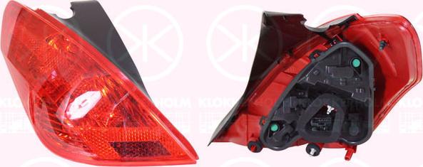 Klokkerholm 55190701A1 - Feu arrière droxauto.com