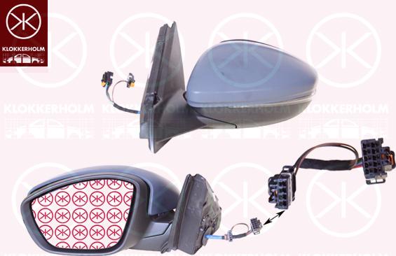 Klokkerholm 55111046 - Rétroviseur extérieur droxauto.com