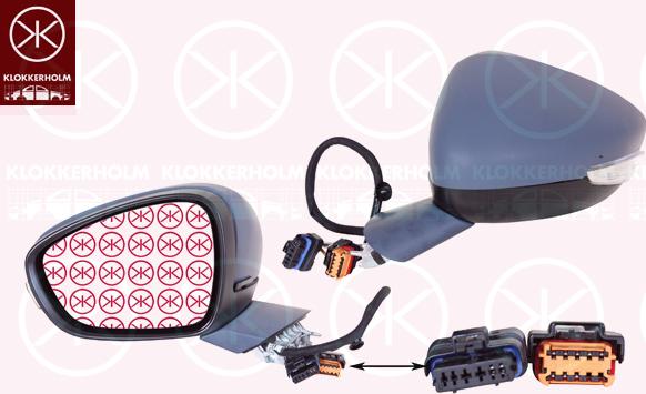 Klokkerholm 55391043 - Rétroviseur extérieur droxauto.com