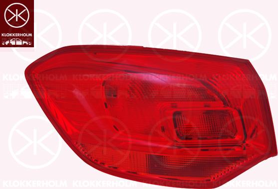 Klokkerholm 50530722 - Feu arrière droxauto.com