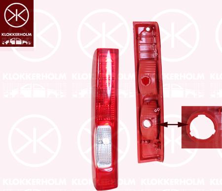 Klokkerholm 50890713 - Feu arrière droxauto.com