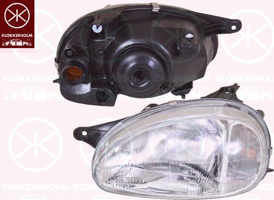 Klokkerholm 50220133 - Projecteur principal droxauto.com