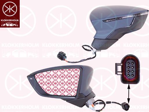 Klokkerholm 66141044 - Rétroviseur extérieur droxauto.com