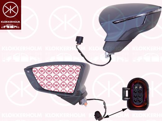 Klokkerholm 66141042 - Rétroviseur extérieur droxauto.com