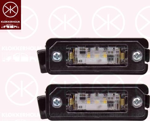 Klokkerholm 66130855 - Feu éclaireur de plaque droxauto.com