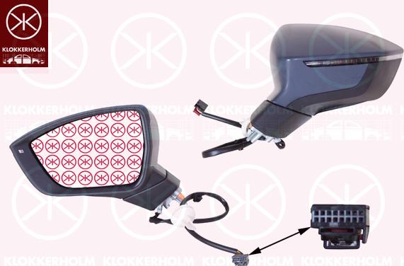 Klokkerholm 66331044 - Rétroviseur extérieur droxauto.com