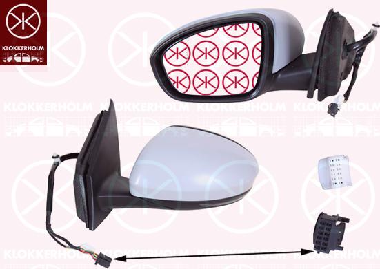 Klokkerholm 60461045 - Rétroviseur extérieur droxauto.com