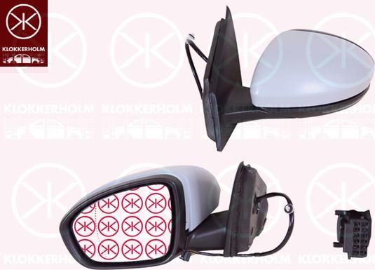 Klokkerholm 60461041 - Rétroviseur extérieur droxauto.com