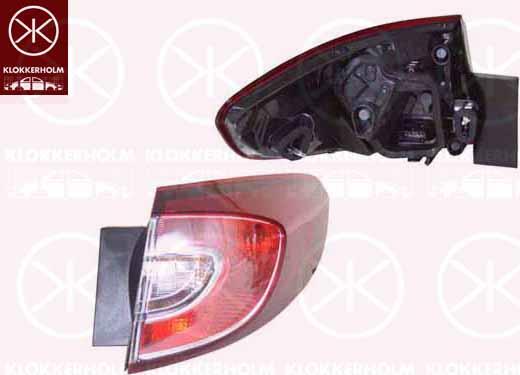 Klokkerholm 60430706A1 - Feu arrière droxauto.com