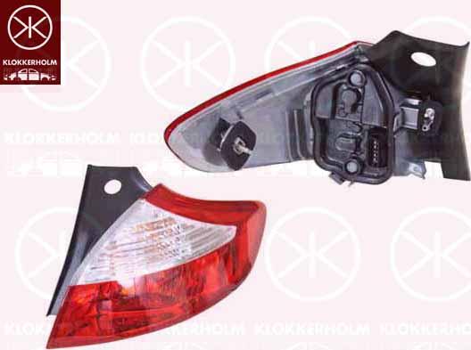 Klokkerholm 60430702A1 - Feu arrière droxauto.com