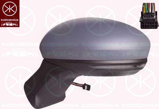 Klokkerholm 60151045 - Rétroviseur extérieur droxauto.com