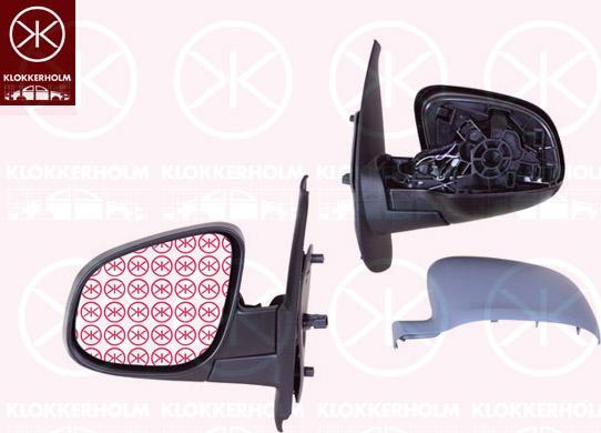 Klokkerholm 60111036 - Rétroviseur extérieur droxauto.com