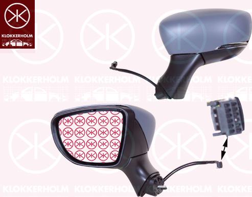 Klokkerholm 60341031 - Rétroviseur extérieur droxauto.com