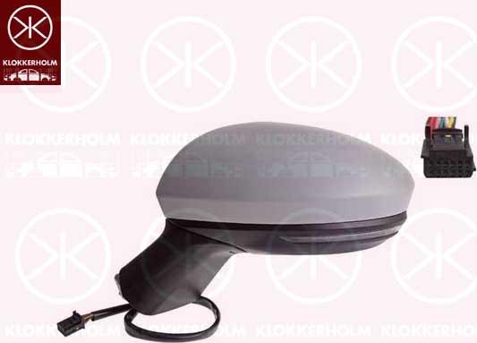 Klokkerholm 60261045 - Rétroviseur extérieur droxauto.com